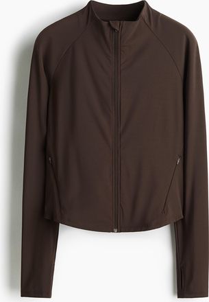 H&M Sportjacke mit Cool Handfeel DryMove - Brown