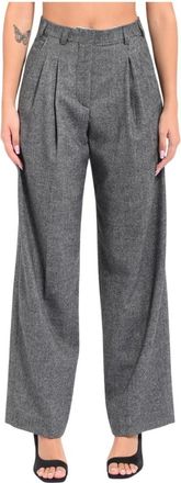 A Paper Kid Donna, Pantaloni, Grigio, M, new