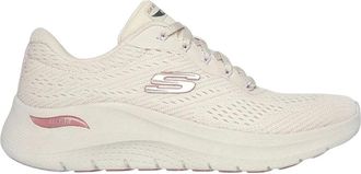 Skechers Dames Arch Fit 2.0 Sneakers - Heren - Sneakers - Beige - 40 EU - Schoenen