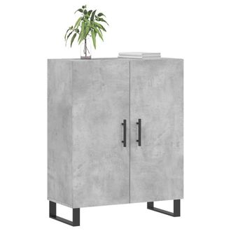 Berkfield Home Sideboard Concrete Grey 69.5x34x90 cm Engineered Wood