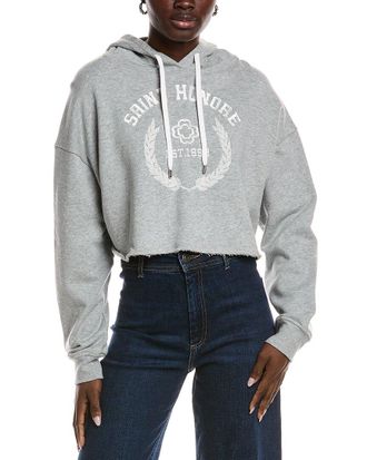 Maje Cropped Hoodie