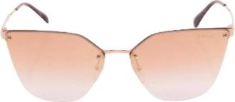 Prada Pre-owned Occhiali da sole a mezzo cerchio sfumati - - Pre-owned - Donna - Rosa - ONE SIZE
