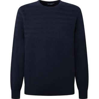 Hackett Hbone Texture Trui - Heren - Truien - Blauw - Maat: XL