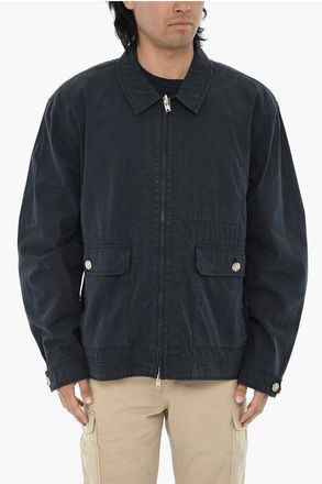 Woolrich Lightweight Cotton Overshirt With Zip Closure size 3xl