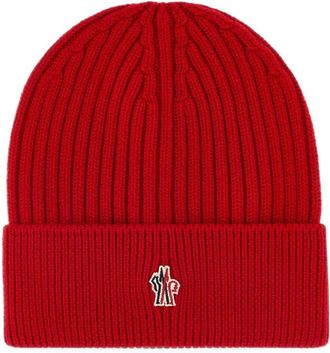 Moncler Logo-appliqu&eacute; Beanie