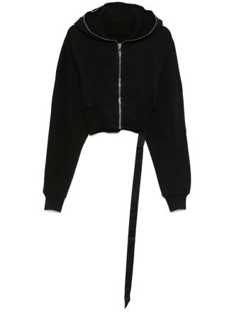 Rick Owens Collage Gimp hoodie - Black