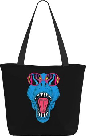AOOEDM Sunglasses Dinosaur Ladies Shopping Bag 13x11x7in.The Perfect ValentineS Day Gift.It Is The Best ValentineS Day Gift For Mom, Daughter, Wife,Etc