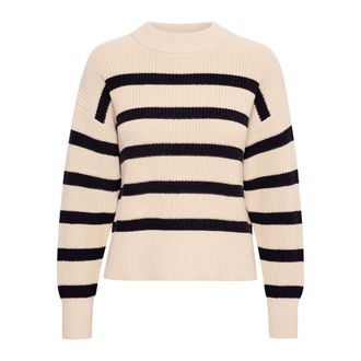 Part Two Truien & Vesten, Dames, Blauw, L, Rondgebreide trui