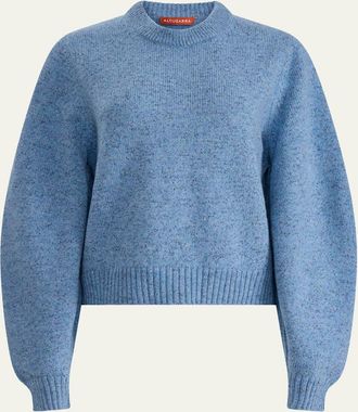 Altuzarra Putney Speckled Merino Wool Crewneck Sweater