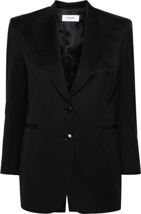 Saulina Milano Agnese wool blazer - women - Wool/Viscose - 42 - Black
