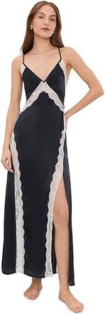 Free People Some Kind Of Love Maxi Slip Womens Underwear Black Combo : MD (Womens 8-10), Polyester