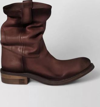 Miu Miu leather ankle boots