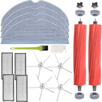 OEM Accesorios Para El Robot Aspirador Roborock S7 Maxv Ultra / S7 Maxv / S7 Plus / S7 Max / S7 / S7 Pro Ultra (4 Almohadillas De Fregado + 2 Cepillos Pri