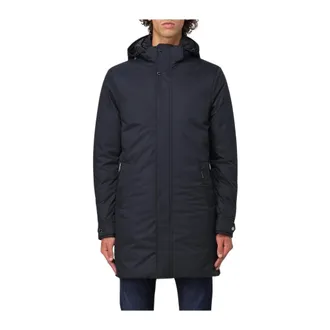 Moorer Hombre, Abrigos, Azul, Talla: L