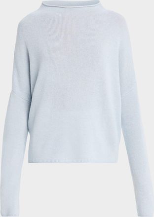Lisa Yang Sandy Cashmere Roll-Neck Oversized Sweater