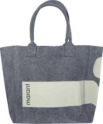 Isabel Marant Yenky Kleine Lederwaren - Dames - Shoppers - Blauw - ONE Size - Leer - Tassen