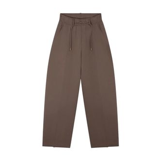 10 Days Wide Trousers, female, Brown, Size: 2XS Relaxed Wide Trousers