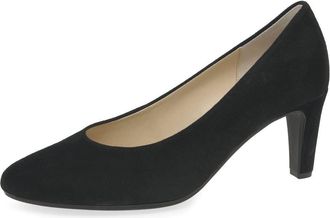Gabor Edina Womens Court Shoes 38.5 EU Black Suede