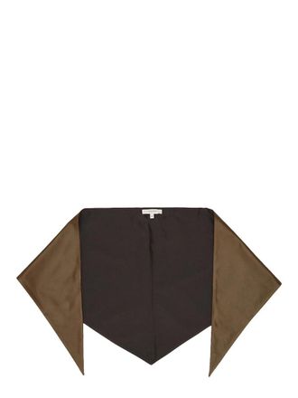 Christophe Lemaire Large Leather Triangle Scarf