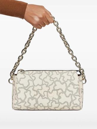 Tous Kaos chain-strap logo-print shoulder bag - women - Polyurethane - One Size - Neutrals