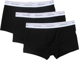 Dsquared2 Stijlvol Zwart Ondergoed Set - Heren - Onderbroek - Zwart - S - Katoen - Ondergoed
