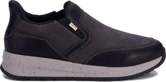 Drew Mens Caleb Shoes In Black Nubuck