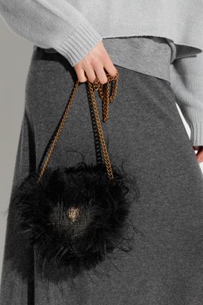 Kurt Geiger Shoulder Bag Kensington Heart, Womens, Black