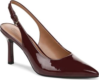 Nordstrom Rack Priscilla Slingback Pump in Red Deep Garnet at Nordstrom Rack, Size 5.5