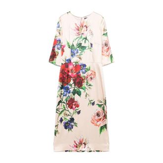 Dolce & Gabbana White Dress Elegant Style