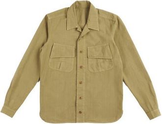 Fortela Meckongt Cotton Overshirt in Cider at Nordstrom, Size X-Small