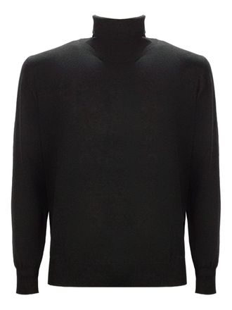 KANGRA high-neck sweater - Zwart