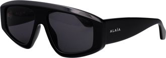 Alaia Womens Sunglasses Aa0092s Black-Black-Grey Acetate Black/black/grey
