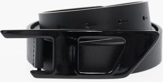 Diesel Leather Belt With 25mm Monogram Buckle size 100