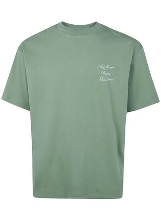 Dr&ocirc;le de Monsieur Slogan Calligraphy T-Shirt