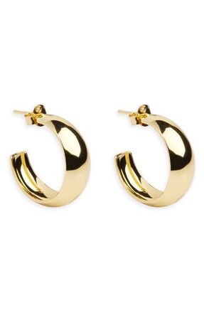 Argento Vivo Chunky Hoop Earrings in Gold at Nordstrom