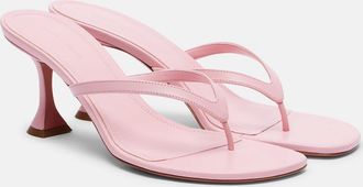 Amina Muaddi Juliette leather thong sandals