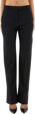 Alexander McQueen Wool Gabardine Tailored Pants