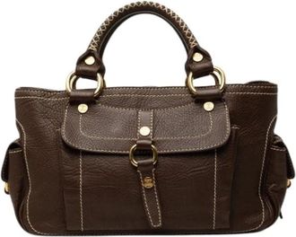 Celine Pre-owned The Boogie Handbag - Dames - Vintage Handtas - Bruin - ONE Size - Leer - Vintage