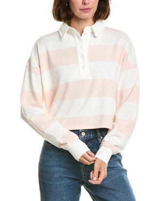 Wildfox Alma Rugby Polo Sweater