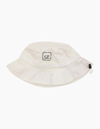 C.P. Company Mens Cp Company Metropolis Series Hyst Bucket Hat White 101 - Size: OS