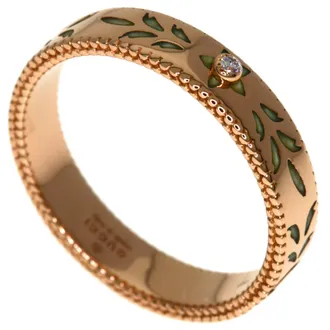 Gucci Icon Pink Gold (18K) Band Ring (Pre-Owned)