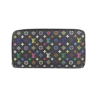 Louis Vuitton Black Grenade Multi-Color Coated Canvas Long Wallet (Bi-Fold) (Pre-Owned)
