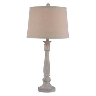 Hill Interiors Stella Table Lamp (UK Plug) in White