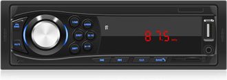 OEM Autorradio Bluetooth De 1 Din Con Llamadas Manos Libres, Usb, Tarjeta Tf, Entrada Aux, Radio Fm Con Control Remoto