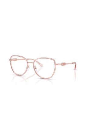 Michael Kors 53mm Round optical glasses in Pink at Nordstrom