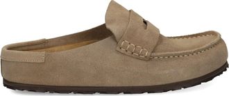 Birkenstock Napoli avvolto in letta, pelle in pelle scamosciata