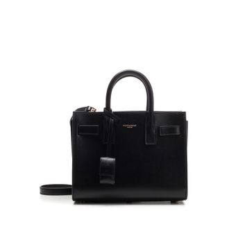 Saint Laurent Black Sac De Jour Nano Hand Bag