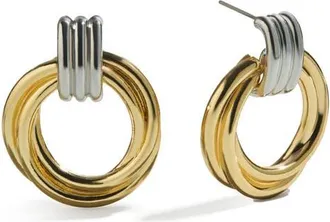 BaubleBar Shiloh Earrings in Two Tone at Nordstrom