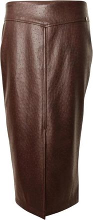 Am&eacute;lie & Am&eacute;lie Gonna Nantes - - Skirts - Donna - Marrone - XL