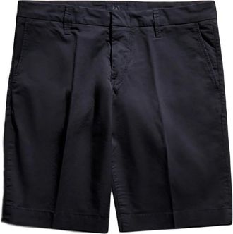 Fay Cotton Bermuda Shorts - Heren - Korte Broeken - Blauw - W38 - Katoen - Korte Broeken